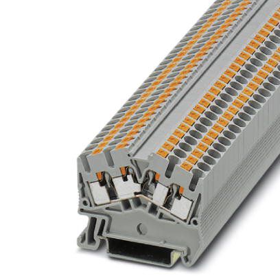 PTS 2,5-QUATTRO BORNE CONECTOR DE PASSAGEM CONEXÃO PARAFUSO 3211993 PHOENIX CONTACT