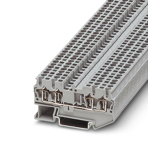 ST 2,5-QUATTRO BORNE CONECTOR DE PASSAGEM CONEXÃO MOLA 3031306 PHOENIX CONTACT