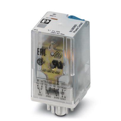 REL-OR3/LDP-24DC/3X21 RELÉ ÚNICO OCTAL PLUGÁVEL 24V DC 2903693 PHOENIX CONTACT