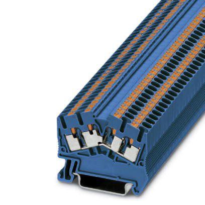 PTS 2,5-QUATTRO BU BORNE CONECTOR DE PASSAGEM CONEXÃO PUSH-IN 3212002 PHOENIX CONTACT