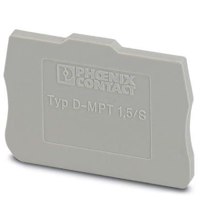 D-MPT 1,5/S TAMPA TERMINAL PARA BORNE CONECTOR DE PASSAGEM 3248120 PHOENIX CONTACT
