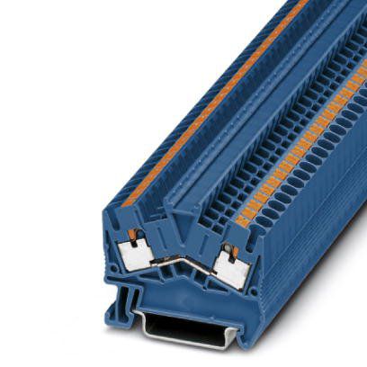 PTS 2,5 BU BORNE CONECTOR DE PASSAGEM CONEXÃO PUSH-IN 3211812 PHOENIX CONTACT