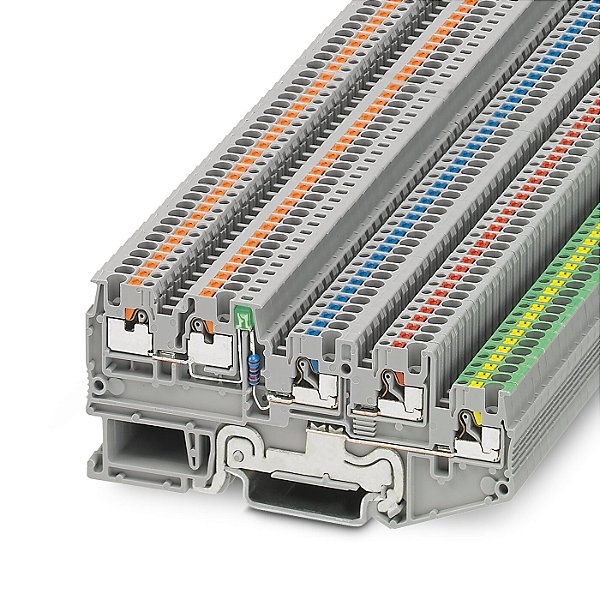 PTIO 1,5/S/4-PE-LED 24 GN BORNES PARA SENSORES/ATUADORES PUSH-IN 3244466 PHOENIX CONTACT