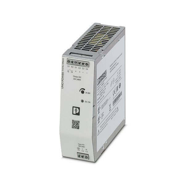 UNO2-PS/1AC/24DC/240W FONTE DE ALIMENTAÇÃO CONEXÃO PARAFUSO 1096432 PHOENIX CONTACT