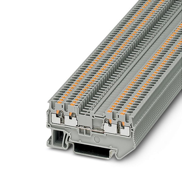 PT 1,5/S-QUATTRO BORNE CONECTOR DE PASSAGEM PUSH-IN 3208197 PHOENIX CONTACT