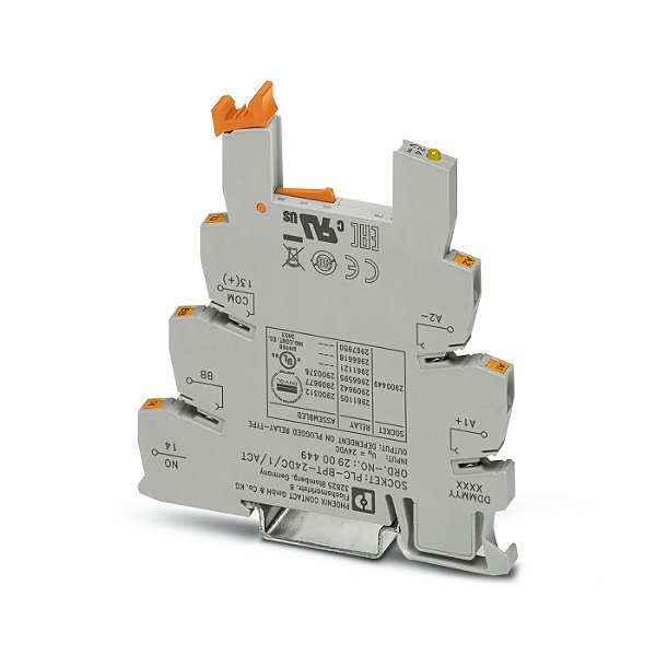 PLC-BPT- 24DC/ 1/ACT BASE DO RELÉ 2900449 PHOENIX CONTACT