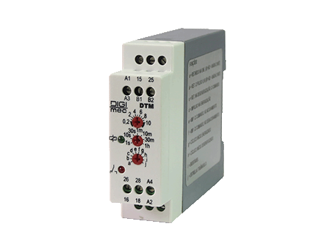 JTM/220VCA/05SEG TEMPORIZADOR ELETRÔNICO MULTIFUNÇÃO 220VCA ESCALA 0,05SEG. A 1H, 50-60HZ DIGIMEC