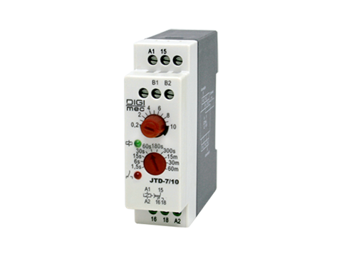 DTD-77220VCA60HZ30SEG TEMPORIZADOR RETARDO NA DESENERGIZAÇÃO COM COMANDO 1 SAIDA DIGIMEC