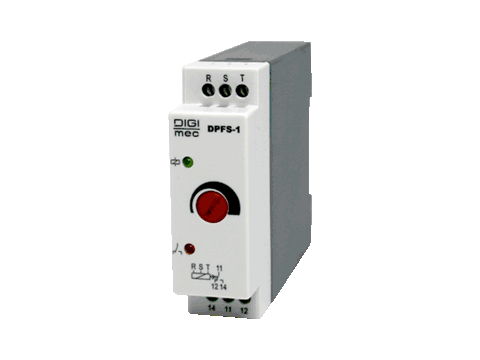 JPFS-1 208-480VCA RELÉ DE FALTA E SEQUÊNCIA DE FASES DIGIMEC