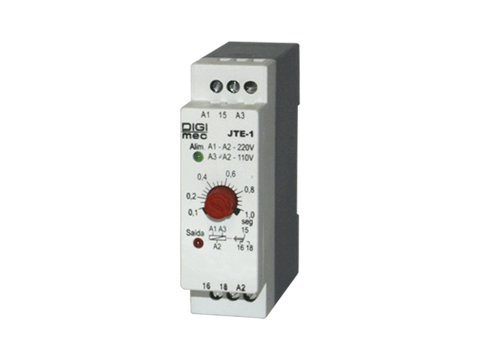JTE-11 220VCA 06SEG RELÉ DE RETARDO NA ENERGIZAÇÃO DIGIMEC