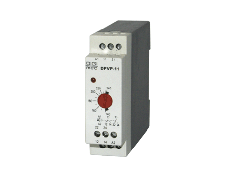 DPVM-11 110VCC RELE DE MÍNIMA TENSÃO MONOFÁSICO 2 SAIDAS DIGIMEC