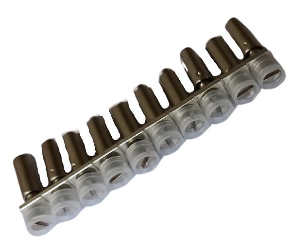 FBRI 10-5 N JUMPER PARA CONECTOR ELÉTRICO 5,2MM 10 PÓLOS PRATA 2770642 PHOENIX CONTACT