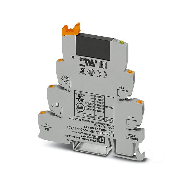 PLC-OPT- 24DC/ 24DC/2/ACT MÓDULO DE RELÉ DE ESTADO SÓLIDO PUSH-IN 24VDC 2900376 PHOENIX CONTACT