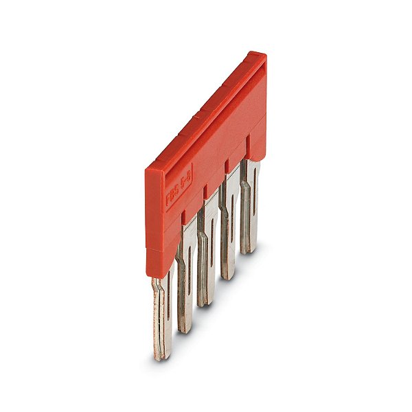 FBS 5-8 JUMPER PLUGÁVEL 5 PÓLOS VERMELHO 3030310 PHOENIX CONTACT