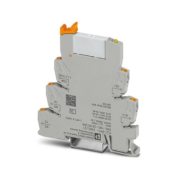 PLC-RPT- 24DC/21 MÓDULO DE RELÉ CONEXÃO PUSH-IN 24 V DC 2900299 PHOENIX CONTACT