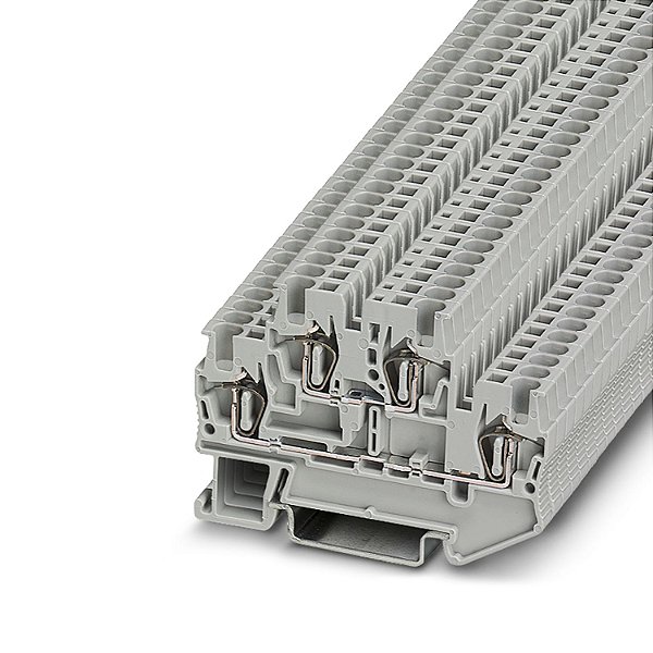 STTB 1,5 BORNE À MOLA DE DOIS NÍVEIS CINZA 3031157 PHOENIX CONTACT