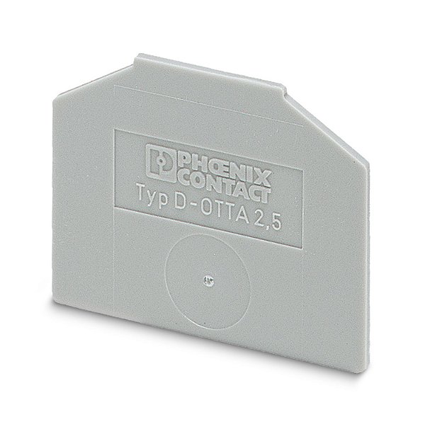 D-OTTA 2,5 TAMPA TERMINAL PARA BORNE CONECTOR DE PASSAGEM CINZA 0790569 PHOENIX CONTACT