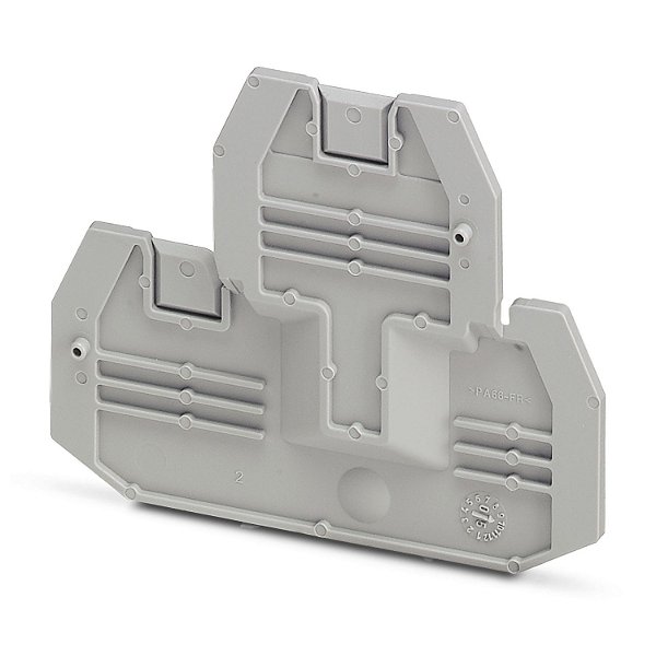 D-UTTB 2,5/4 TAMPA TERMINAL PARA BORNE CONECTOR DE PASSAGEM CINZA 3047293 PHOENIX CONTACT