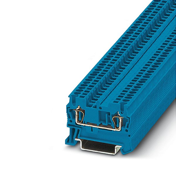 ST 1,5 BU BORNE CONECTOR DE PASSAGEM CONEXÃO À MOLA AZUL 3031089 PHOENIX CONTACT