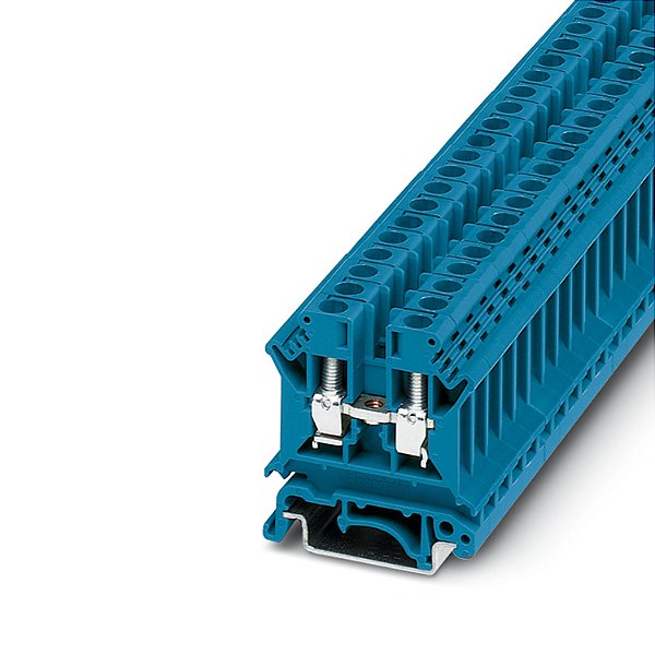 TB 6 I BU BORNE CONECTOR DE PASSAGEM CONEXÃO PARAFUSO AZUL 3057681 PHOENIX CONTACT