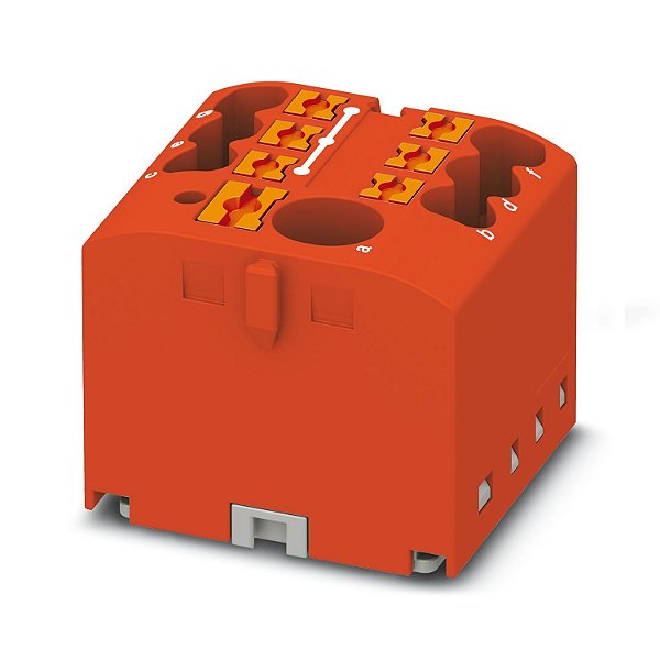 PTFIX 6/6X2,5 RD BLOCO DE DISTRIBUIÇÃO CONEXÃO PUSH-IN VERMELHO 3273334 PHOENIX CONTACT
