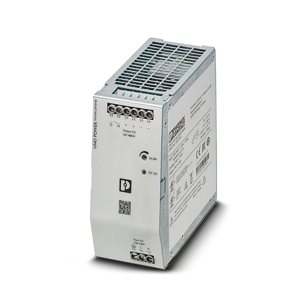UNO2-PS/1AC/24DC/480W FONTE DE ALIMENTAÇÃO COM CICLO PRIMÁRIO UNO POWER 2910105 PHOENIX CONTACT