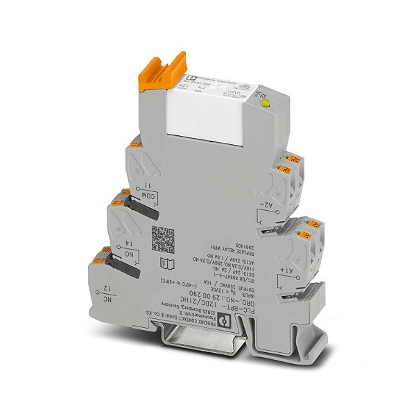 PLC-RPT- 12DC/21HC MÓDULO DE RELÉ CONEXÃO PUSH-IN 12 V DC 2900290 PHOENIX CONTACT