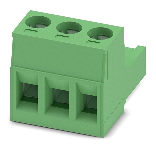 MSTB 2,5/ 3-ST-5,08 CONECTOR PARA PLACA DE CIRCUITO IMPRESSO VERDE 1757022 PHOENIX CONTACT
