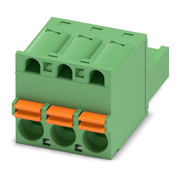 FKC 2,5/ 3-ST CONECTOR PARA PLACA DE CIRCUITO IMPRESSO VERDE 1910364 PHOENIX CONTACT