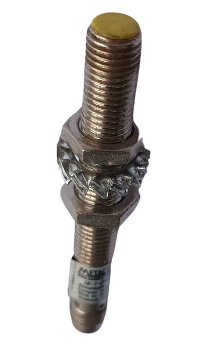 I8-1-DNA-K8 SENSOR INDUTIVO FACEADO M8 1MM NPN COM CONECTOR M8 1NA I08884 METALTEX