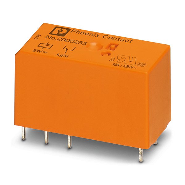 REL-MR-BL- 24DC/21HC RELÉ DE POTÊNCIA MINIATURA PLUGÁVEL NA VERSÃO BÁSICA 24 V DC 2906285 PHOENIX CONTACT