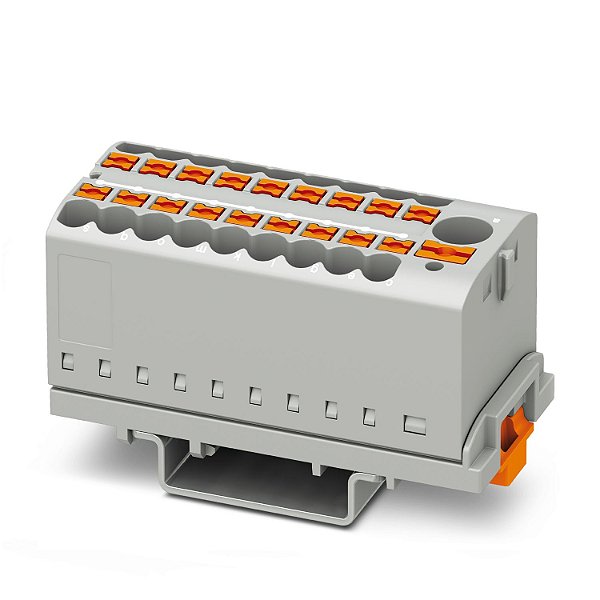 PTFIX 6/18X2,5-NS35 GY BLOCO DE DISTRIBUIÇÃO CONEXÃO PUSH-IN CINZA 3273110 PHOENIX CONTACT