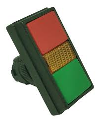 DP2/14 BOTÃO 022 ILUMINADO DUPLO FACEADO VD/VM/AM 13033914 SCHMERSAL