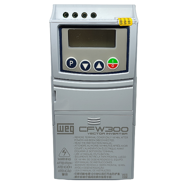 CFW300A04P2T2NB20 INVERSOR DE FREQUÊNCIA 1CV 220V TRIFÁSICO 13059515 WEG