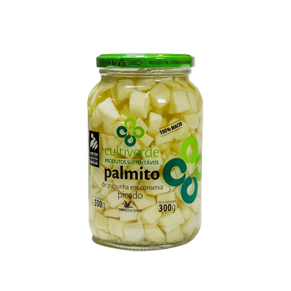 Palmito Picado - 300g - COOPALM