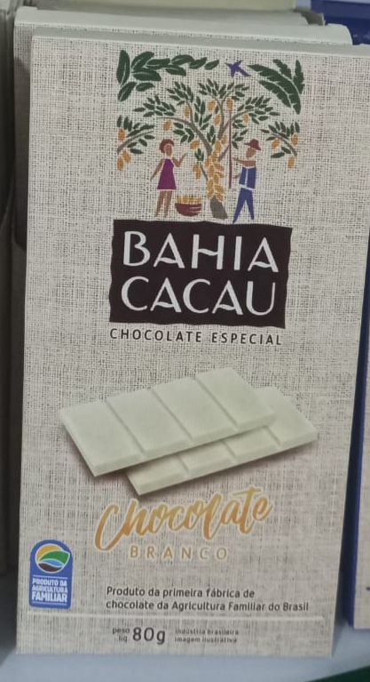 CHOCOLATE BRANCO ESPECIAL - 80G - BAHIA CACAU