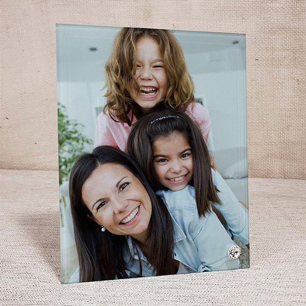 Porta-Retrato Personalizado de Vidro 23x18