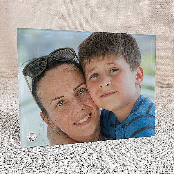 Porta-Retrato Personalizado de Vidro 18 x 23
