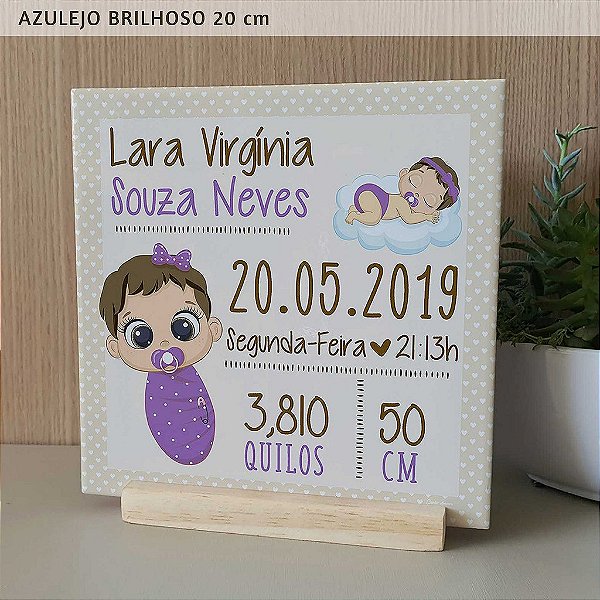 Azulejo Decorativo Personalizado - Estampas Infantis