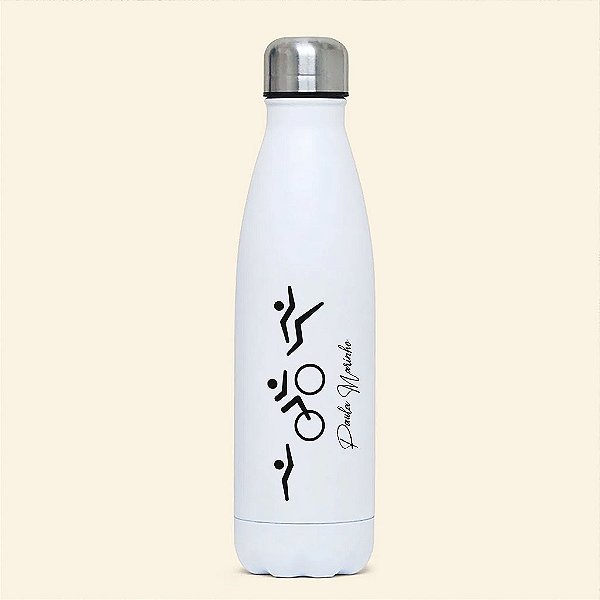 Garrafa Térmica de Inox Personalizada Triatlon