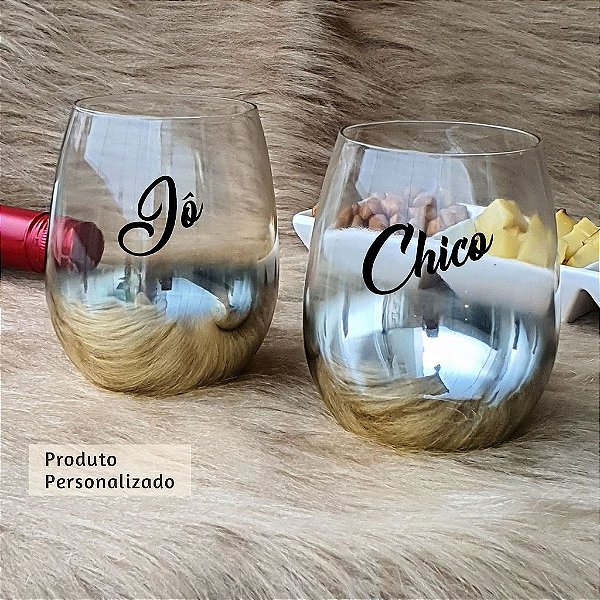 Kit Casal Copo de Cristal de Vinho