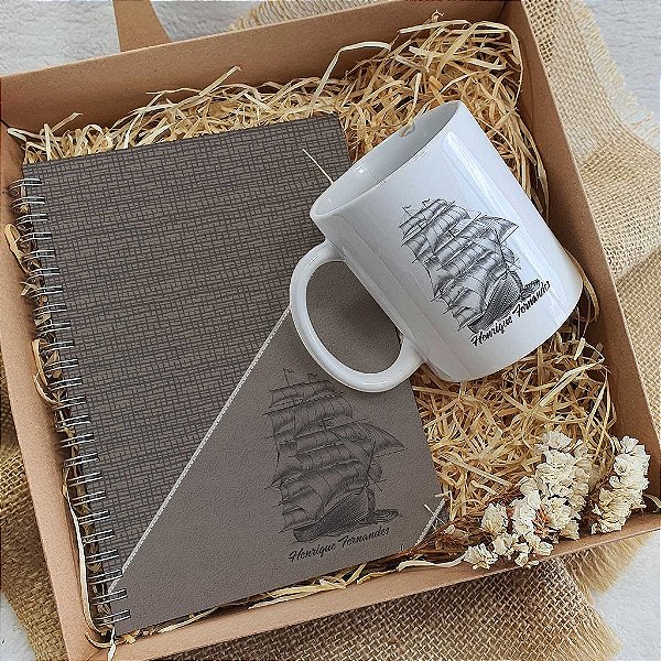 Kit de Escritório Personalizado Nau Antiga