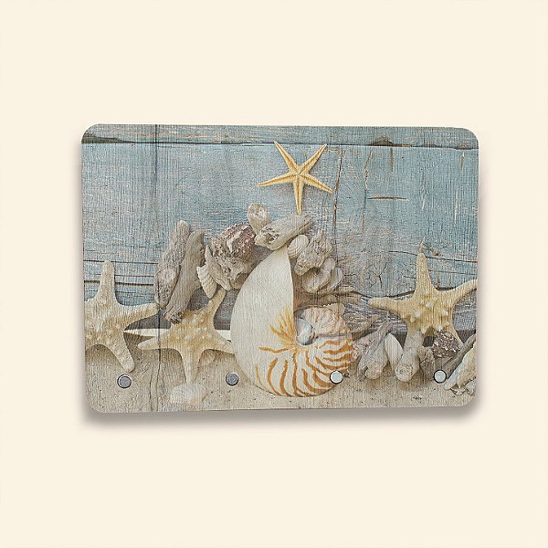 Porta-Chaves Magnético Personalizado | Porta-Facas Magnético Personalizado | Conchas do Mar