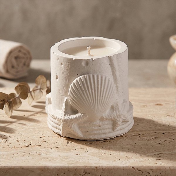 Vela Aromática Premium em Eco-Resina | 100g | Fundo do Mar 100g | Carla Amaro Home