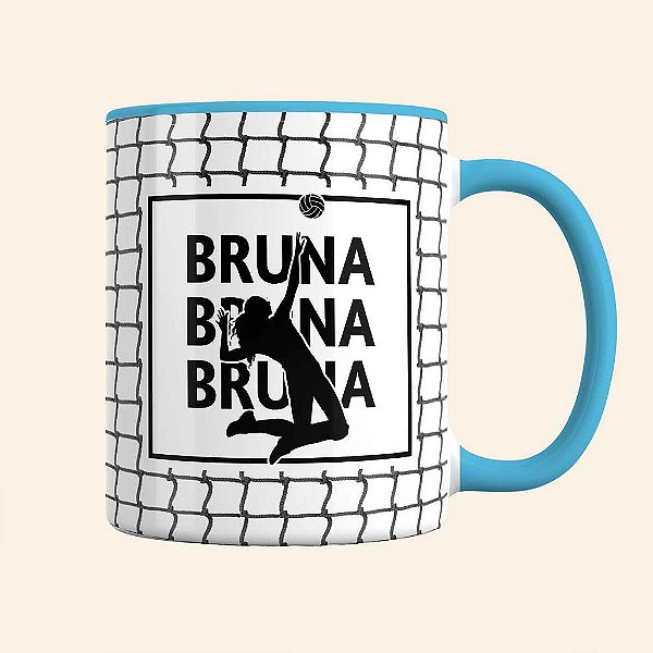 Caneca de Esportes Personalizada | Caneca de Vôlei de Praia Feminina | Linha Fitness