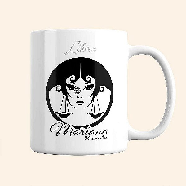 Caneca Personalizada de Signos | Carla Amaro Home