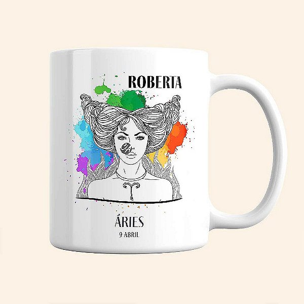 Caneca Personalizada de Signos | Carla Amaro Home
