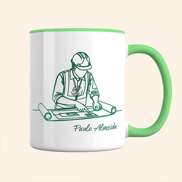 Caneca de Engenheiro Personalizada | Caneca de Profissões | Carla Amaro Home