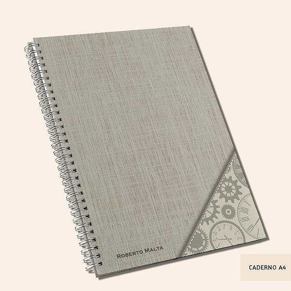 Caderno A4 Personalizado & Caderno A5 Personalizado| Capa Ecológica Texturizada | Estampas Masculinas