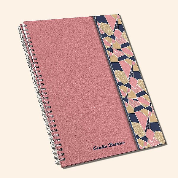 Caderno A4 Personalizado & Caderno A5 Personalizado| Capa Ecológica Texturizada | Estampas Femininas
